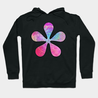 Flower shape colour. Hoodie